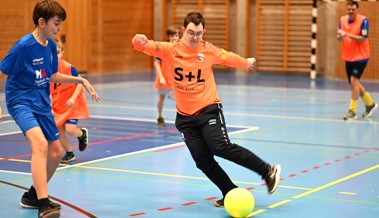 Hallenfussballturnier für Menschen mit einem Handicap in der Aegeten