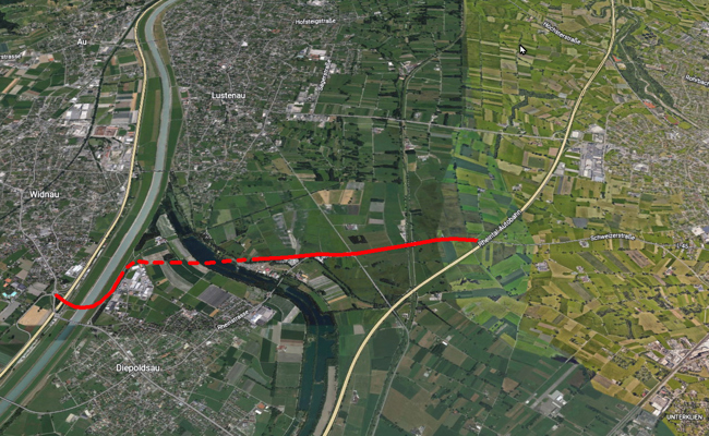 Nach Vorschlag von neuer Autobahnvariante: Kanton fordert rasche Verkehrslösung im Rheintal