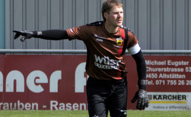 Schon immer im Goal, nun auch im Garten