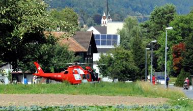 Rega-Einsatz in Lüchingen