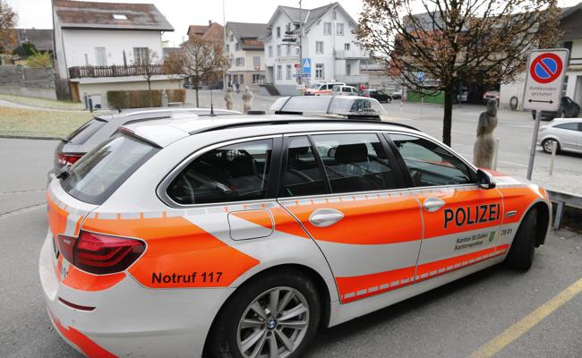 Grosseinsatz der Polizei in Balgach