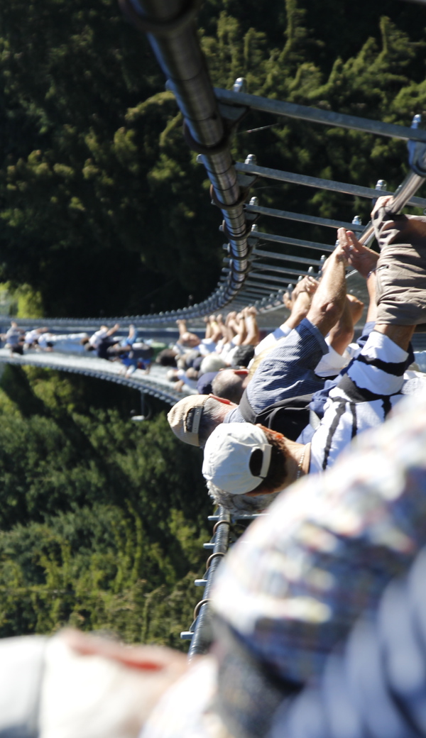 Fussgängerhängebrücke Skywalk