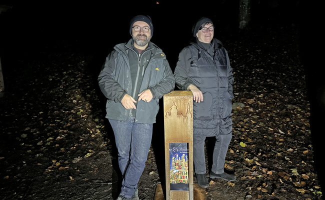 Es leuchtet wieder im Wald, doch bald gibt es einen neuen Laternenweg