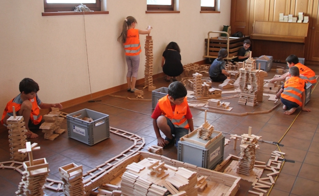 Holzbauwelt im evangelischen Kirchgemeindehaus