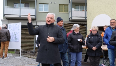 Grosses Interesse am Zentrum-Projekt: Über 50 Personen besuchten ersten Baustellen-Znüni