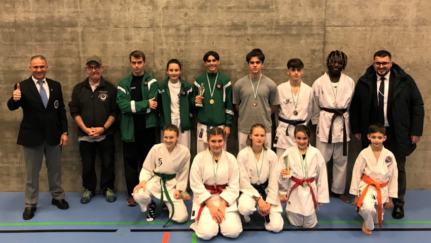 Viel Edelmetall für junge Rheintaler Karatekas Viel Edelmetall für junge Rheintaler Karatekas