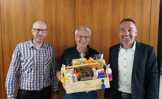 Max Gschwend in den Ruhestand