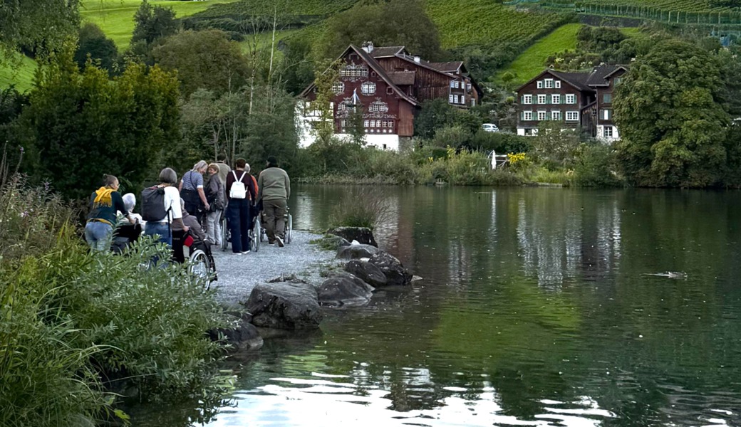 Auch ein Spaziergang durfte nicht fehlen.