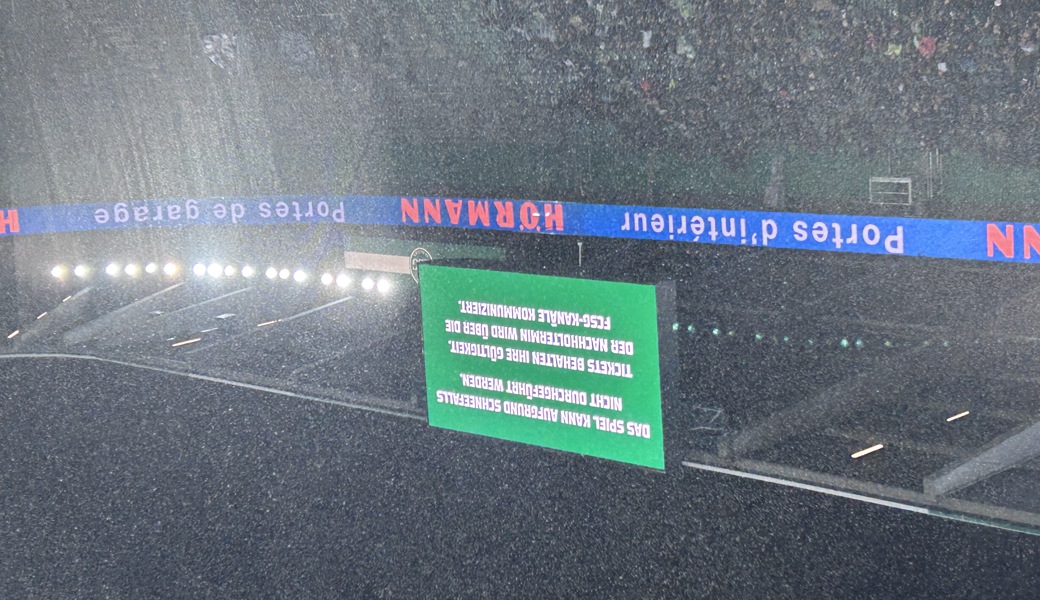 St.-Gallen-Spiel gegen Lugano kurz vor dem Anpfiff abgesagt