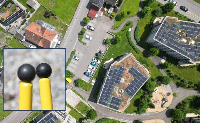 Genau hingeschaut: Entdecken Sie dieses Detail auf der Drohnenaufnahme?