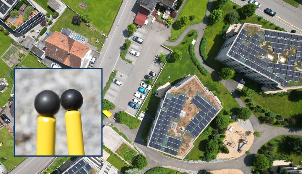 Genau hingeschaut: Entdecken Sie dieses Detail auf der Drohnenaufnahme?