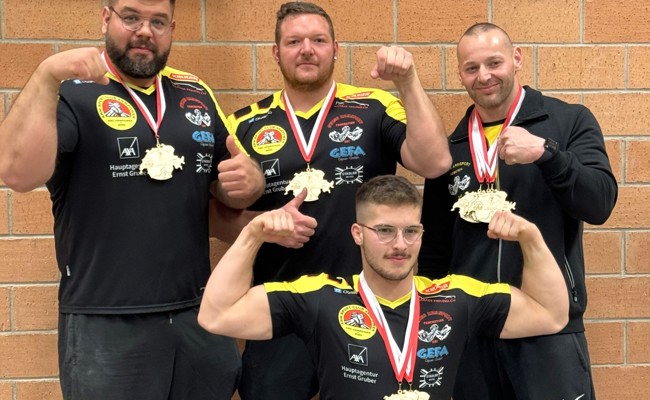 Vier Armdrücker aus dem Rheintal reisen an Europameisterschaft