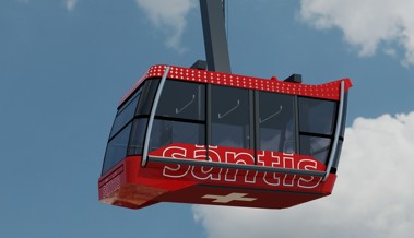 Das sind die neuen Kabinen der Säntis-Schwebebahn