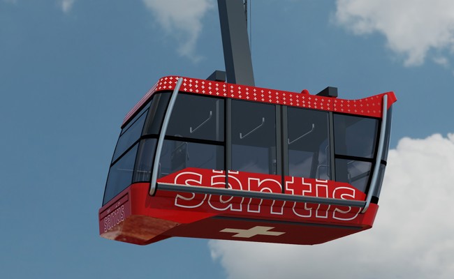 Das sind die neuen Kabinen der Säntis-Schwebebahn
