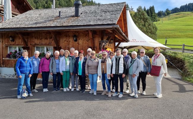 Die Frauengruppe der Aktiven unternahm einen Ausflug nach Sattel