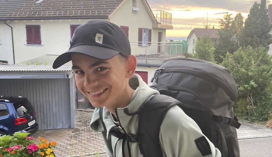 Vor der Abreise war Fynn Lanters Welt noch in Ordnung. 