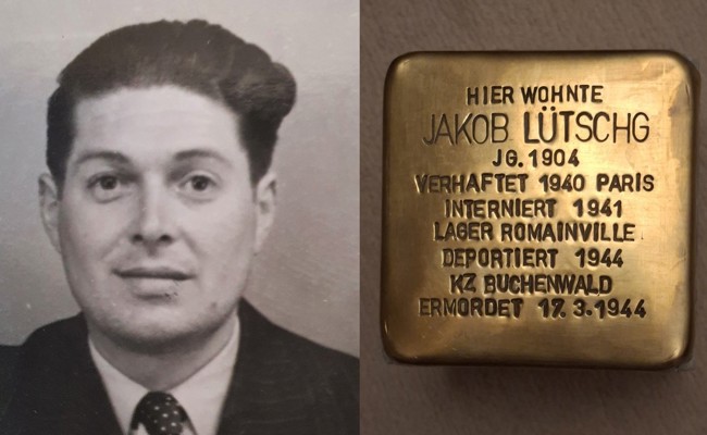 Erster Stolperstein im Rheintal: Gedenkfeier für ein Balgacher Opfer des Nationalsozialismus