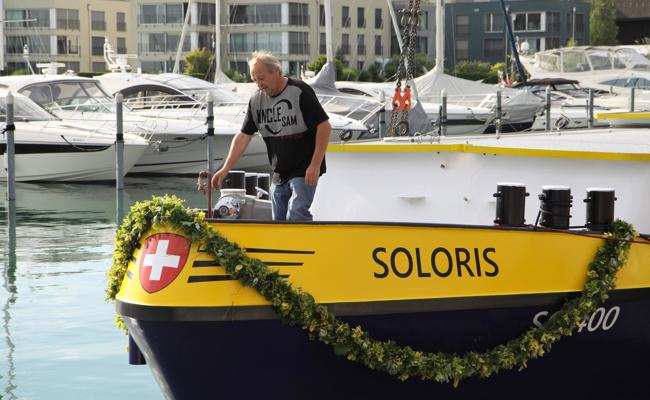 «Soloris» schippert auf dem See