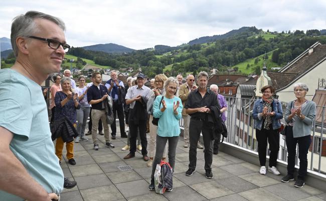 Zum «Rheintaler»-Jubiläum an die Staablueme