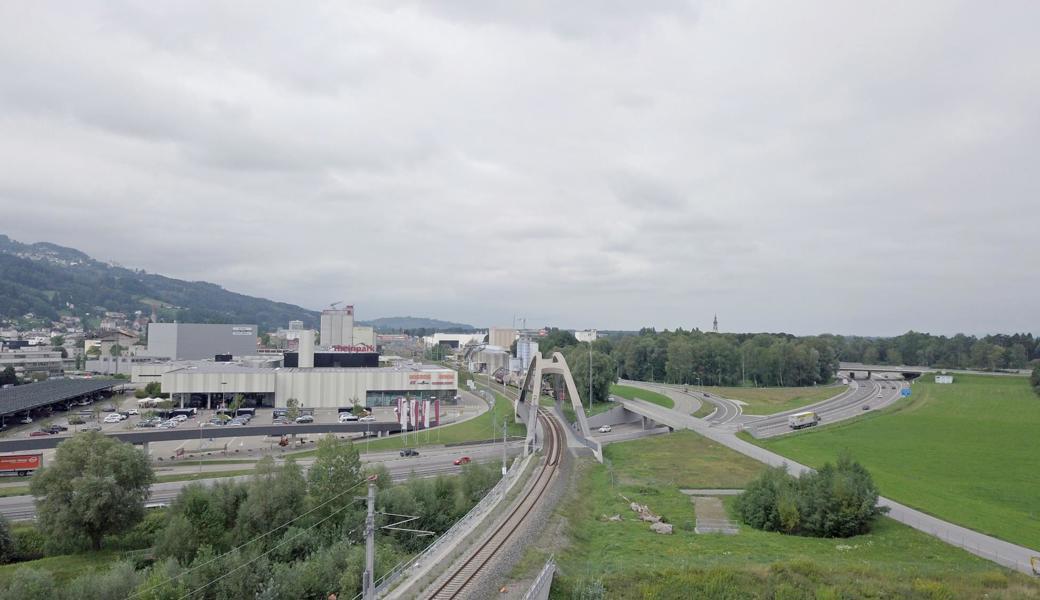 Nur noch halb so viele Einkaufende aus Österreich finden den Weg in den Rheinpark.