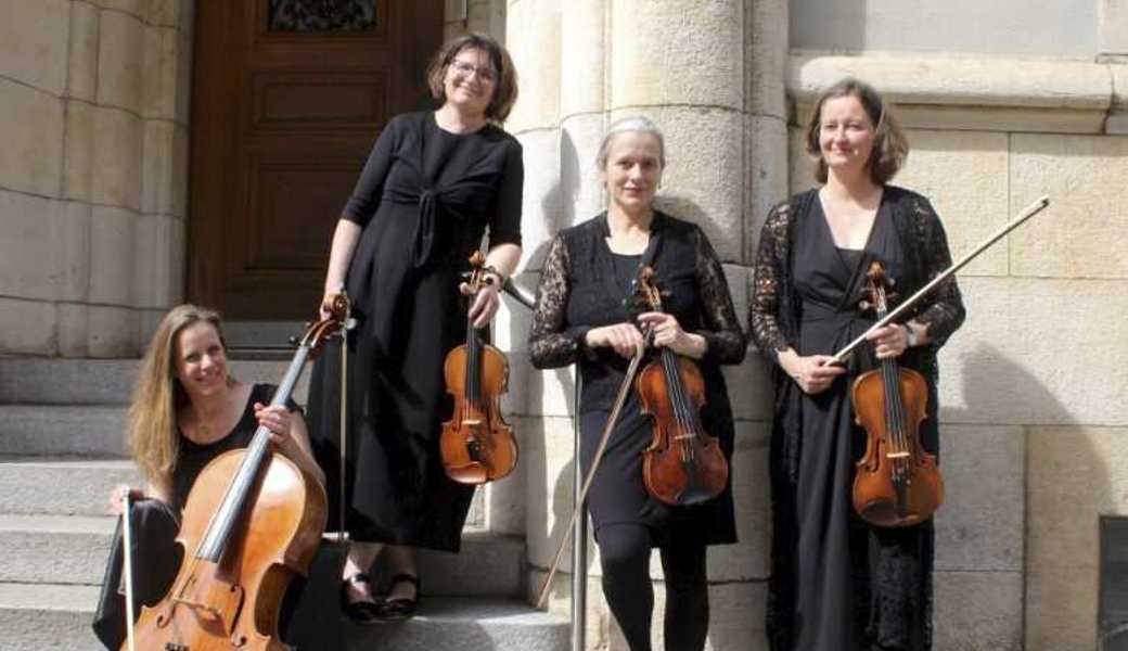 Das Manesse Quartett spielt zu Ehren von Ferdinand Gehr.