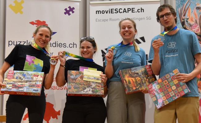 Die Schweizer Meistertitel im Puzzeln gehen nach Winterthur und in die Kantone Bern und Genf