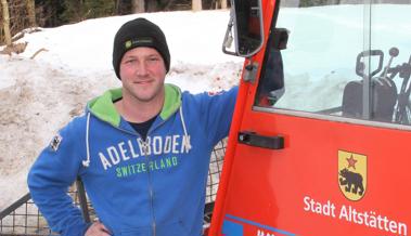 Am Anfang hatten die Schlittler keine Piste