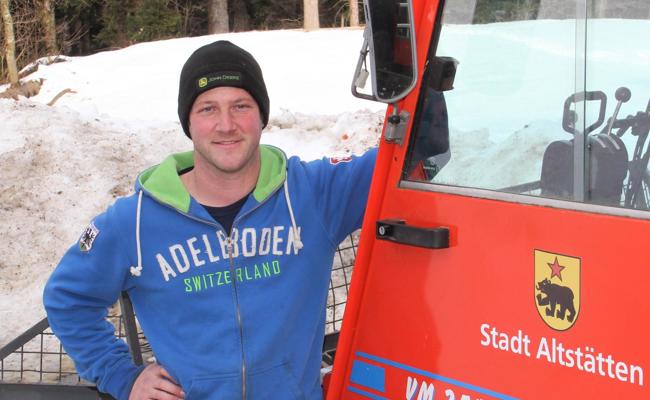 Am Anfang hatten die Schlittler keine Piste