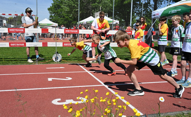 Über 600 Kinder und Jugendliche kämpften am UBS-Kids-Cup in Kriessern um Sekunden und Zentimeter