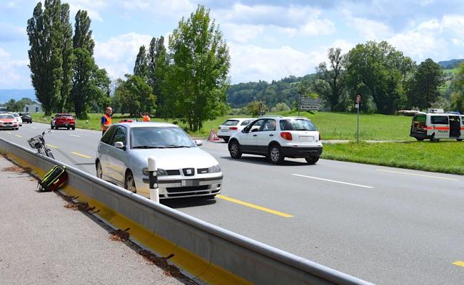 Vortritt missachtet und gestürzt