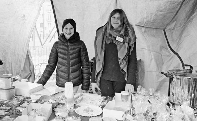 Erfolgreicher Klausmarktstand
