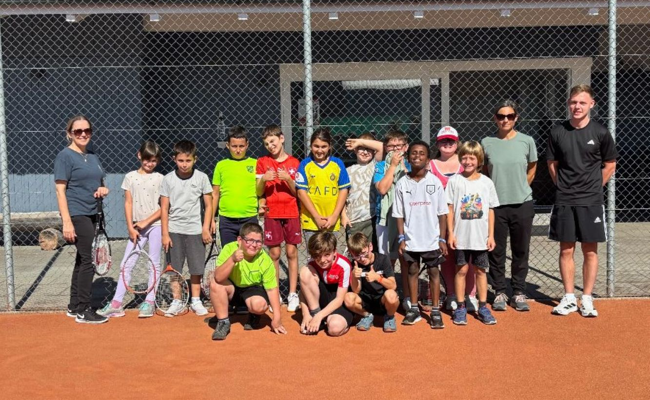Tennis als willkommene Abwechslung