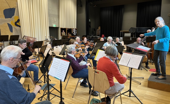 Nie zu alt für schöne Melodien: Aus Noten zaubert das Seniorenorchester harmonische Musik
