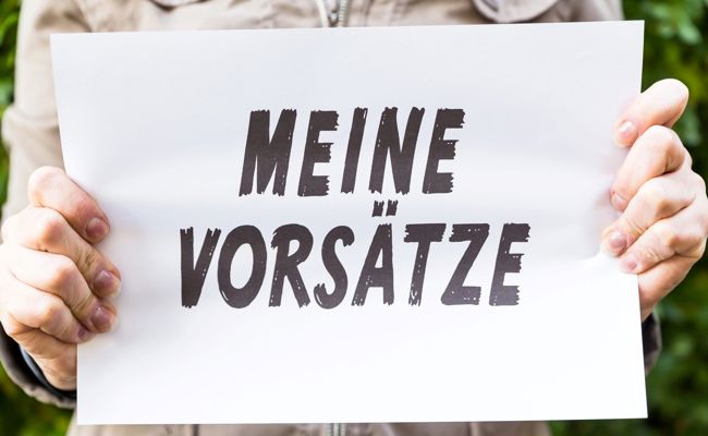 Die Sache mit den Vorsätzen beschäftigt alle Jahre wieder