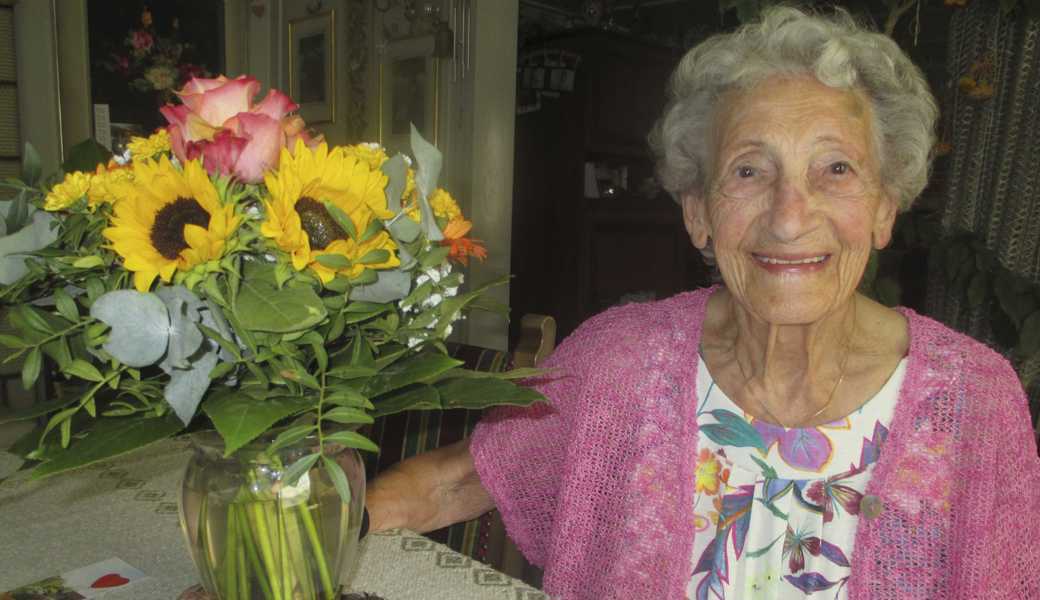 Heidy Weingart-Elmer feierte am 13. Juli bei guter Gesundheit den 100. Geburtstag.  