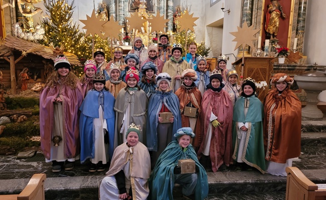 «Christus mansionem benedicat» lautet der Segensspruch der Sternsingerkinder