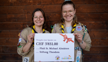 Pfadi St. Michael spendet fast 4000 Franken für kranke Kinder
