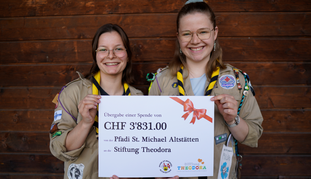 Die Abteilungsleitung der Pfadi St. Michael Altstätten
