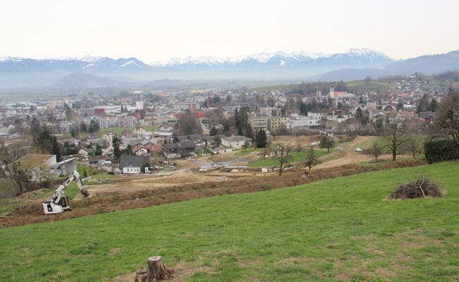 Der Blick ins Tal tut Huber weh