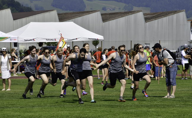 Schweiss, Durst und viel Spass am grossen Sportfest in Oberriet