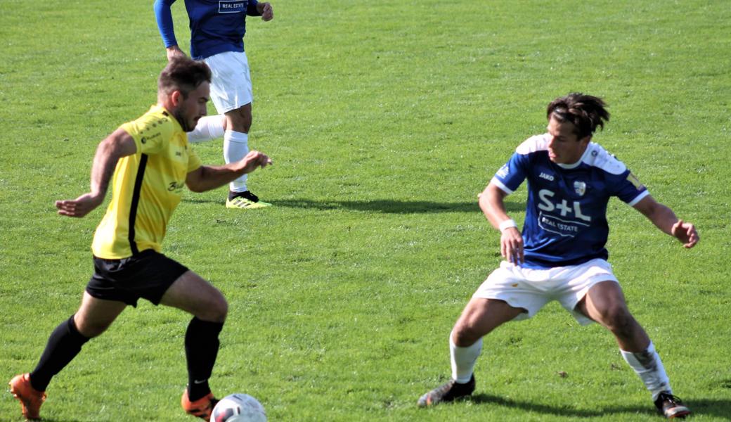 Pascal Wild (links) gegen Widnaus Leandro Aloi.