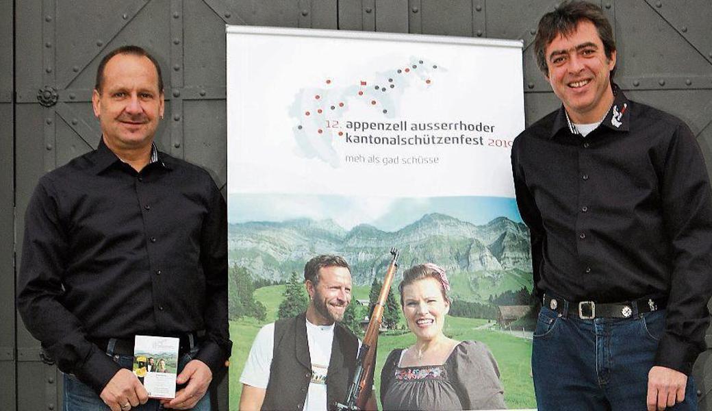 OK-Präsident Hansueli Reutegger (l.) und OK-Mitglied Thomas Isler freuen sich auf das Kantonale. 