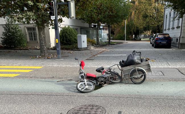 93-jähriger Töfflifahrer von Lastwagen angefahren