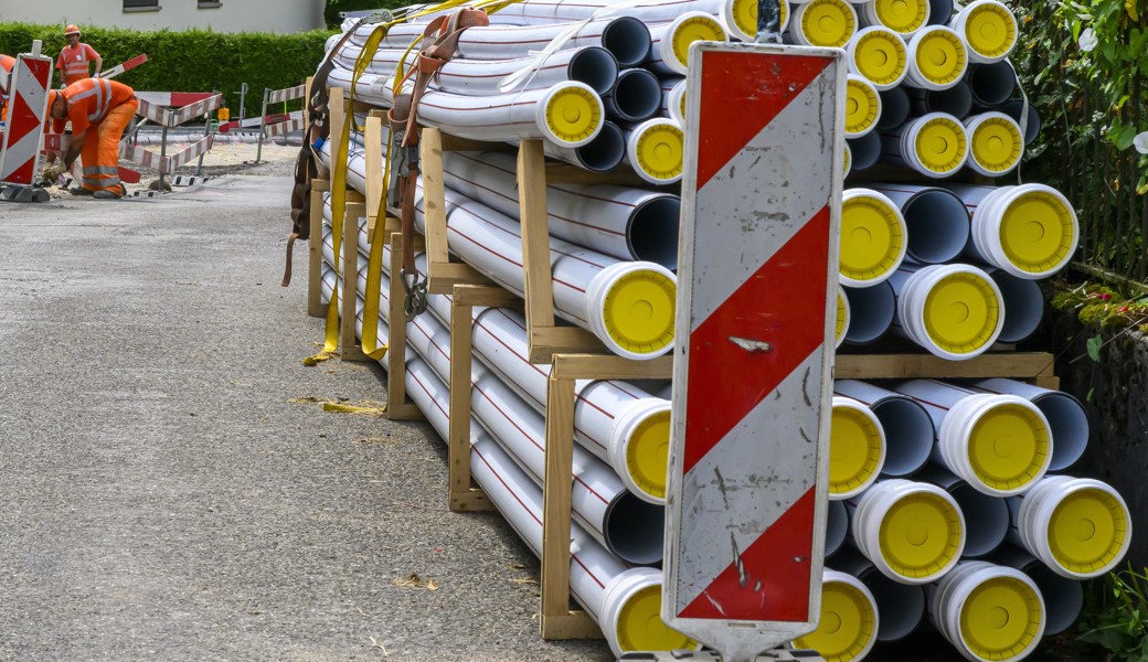 Sanierung der Elektroversorgung – Verkehrsbehinderungen auf Hauptstrasse bis Ende September