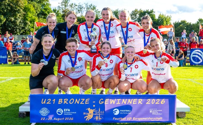 Die Schweizer U21-Teams erfüllen mit Bronze die Pflicht