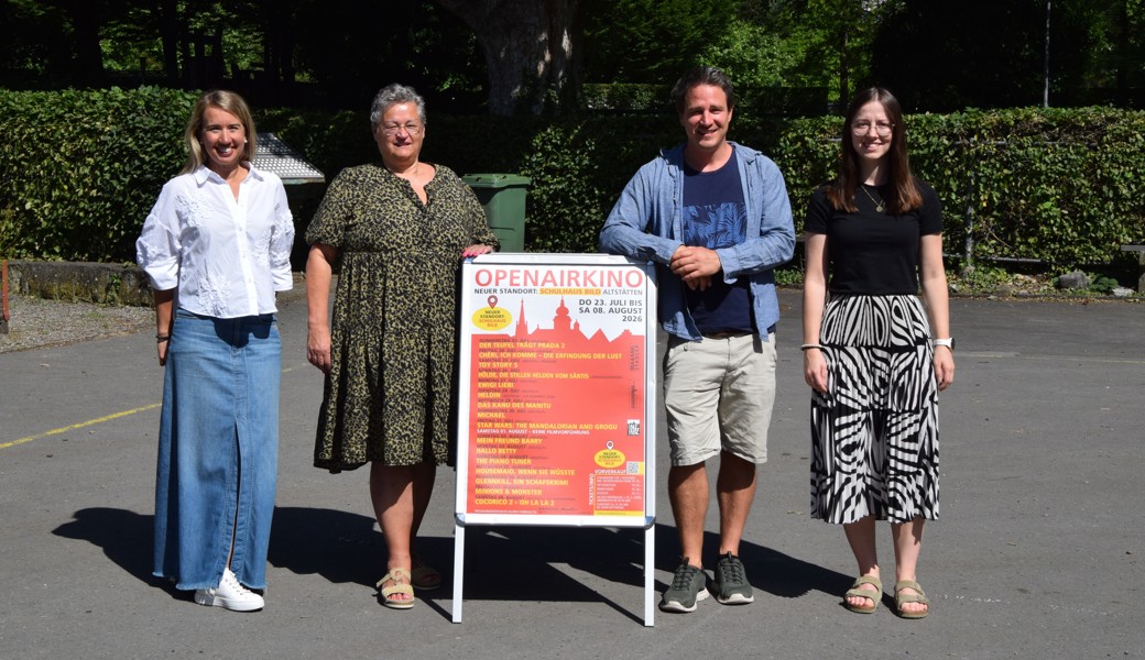 Das Openair-Kino kommt zurück ins Städtli – an 16 Tagen werden Filme gezeigt