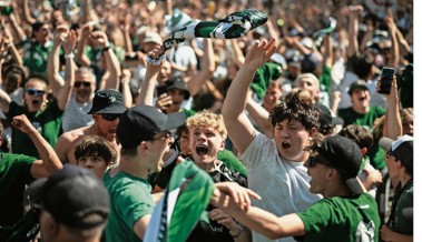 Zehntausende Fans in Grün-Weiss feierten in St. Gallen den Cupsieg
