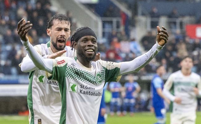 Baldé-Doppelpack rettet St.Gallen einen Punkt in Luzern