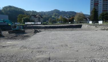 Aushub für Neubau der HPA AG in Arbeit