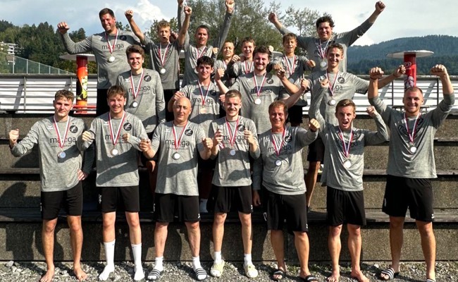 Drei Teams, dreimal eine Medaille für die Widnauer Faustballer